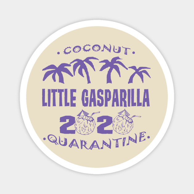 Coconut Quarantine - Little Gasparilla Island Magnet by Ultra Local